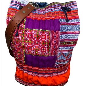 Sundance, Free People, One of a Kind, Johnny Was Knapsack made by Tricia Fix